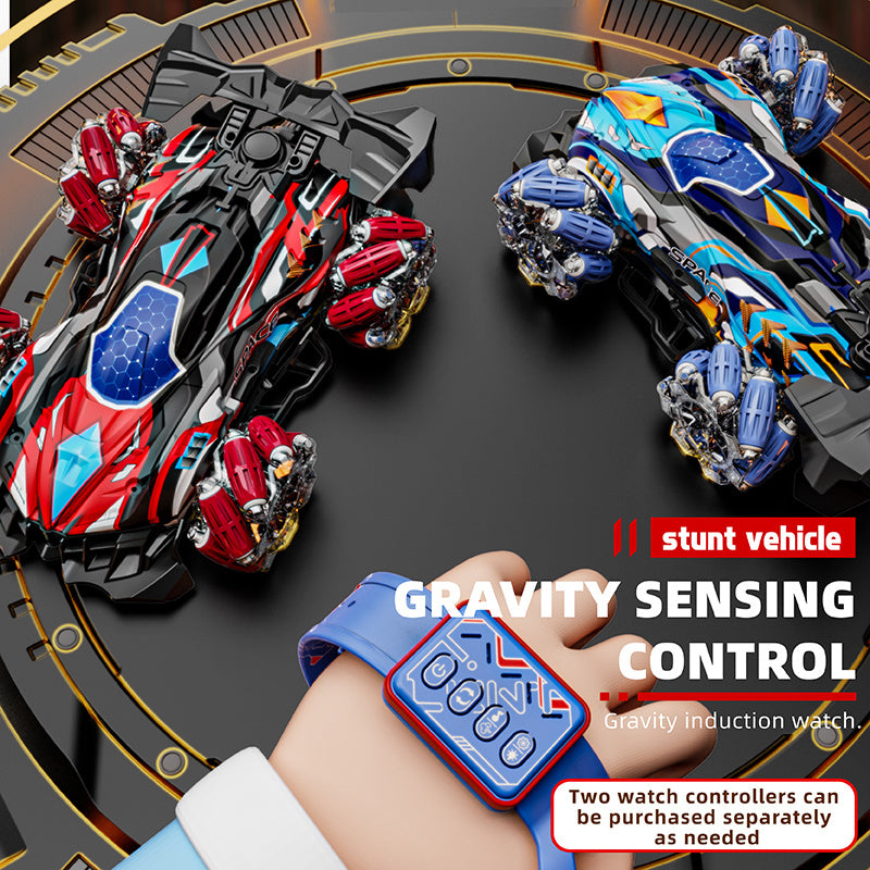 F1 RC Gesture Sensing Stunt Remote Control Car Light Music Four-Wheel Drive Off-Road Racing Toy Simulated Spray Children's Toy Gift - Bellarte Enchanté F1 RC Gesture Sensing Stunt Remote Control Car Light Music Four-Wheel Drive Off-Road Racing Toy Simulated Spray Children's Toy Gift